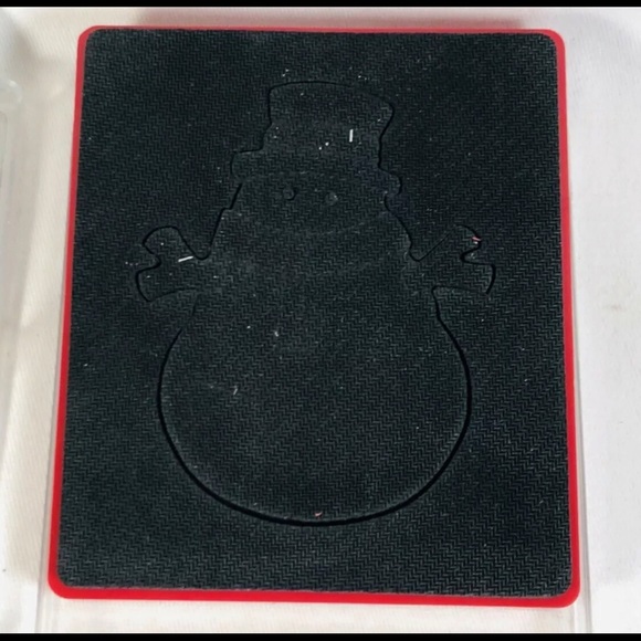 Sizzix Bigz Red Die Cutter Stitched Snowman Holiday Christmas Paper Crafts - Picture 3 of 7